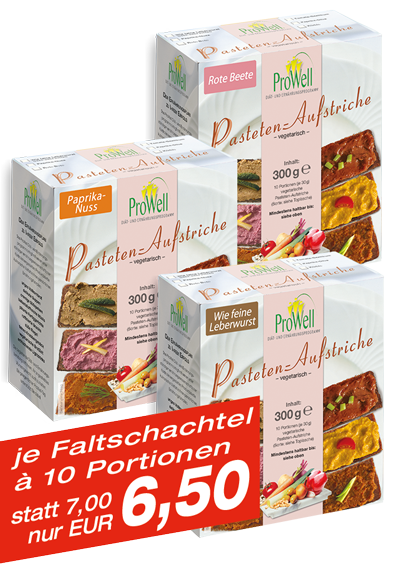 Pasteten-Aufstrich von ProWell im Angebot