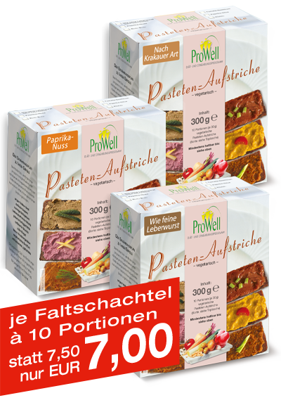 Pasteten-Aufstrich von ProWell im Angebot
